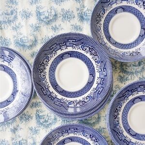Classic Blue and White Dinnerware Set